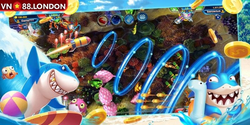Bắn Cá Xèng – Trải Nghiệm Game Giải Trí Hấp Dẫn Kết Hợp 2 Kho vũ khí phong phú